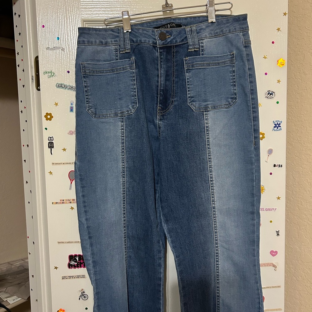 Retro Two Toned Jeans